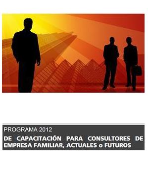 Programa de Capacitación para Consultores de Empresa Familiar, actuales o futuros