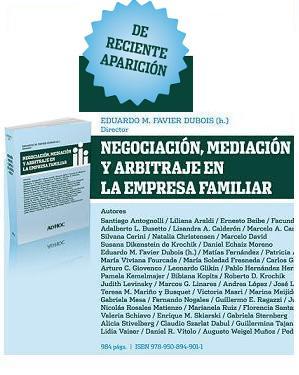 Negociación, Mediación y Arbitraje en la Empresa Familiar