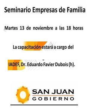 Seminario Empresas de Familia. San Juan.