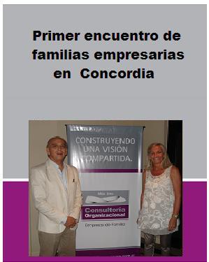 Jornadas sobre Empresas de Familia en Concordia · Entre Rios
