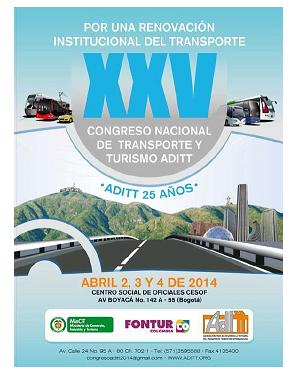 XXV Congreso Nacional de Transporte y Turismo, ADITT · Presencia IADEF en Colombia