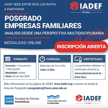 Curso de Posgrado sobre Empresas Familiares