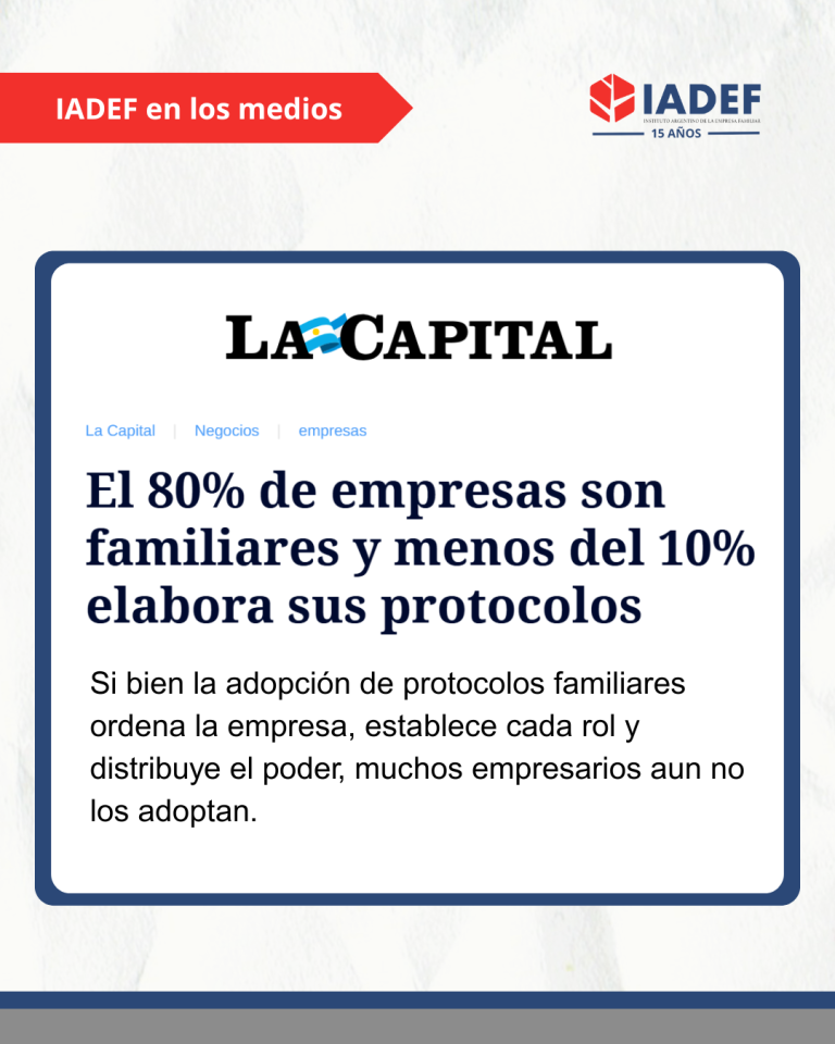 El 80% de empresas son familiares y menos del 10% elabora sus protocolos – La Capital